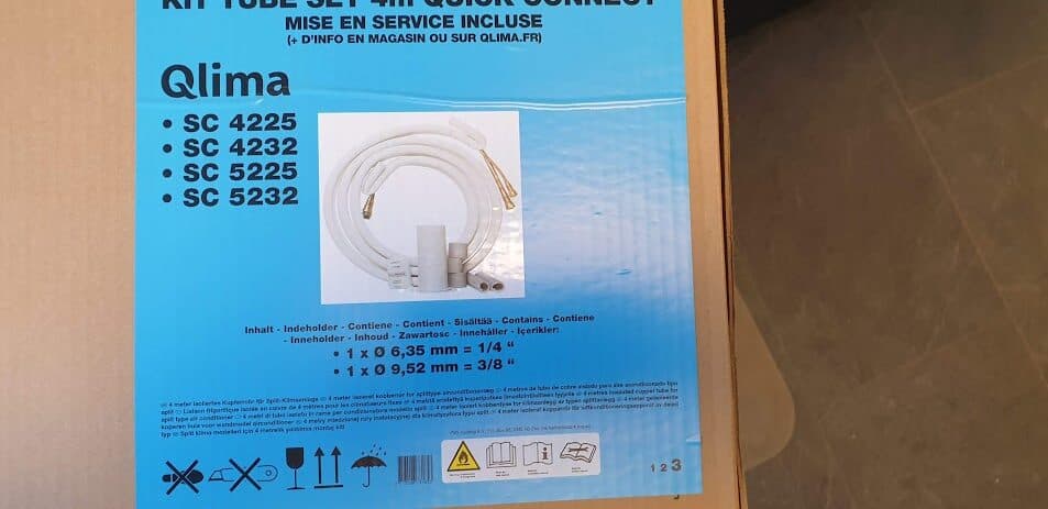 Qlima SC rørsæt (SC-JA2519,SC-4225-4232,SC-5225-5232)